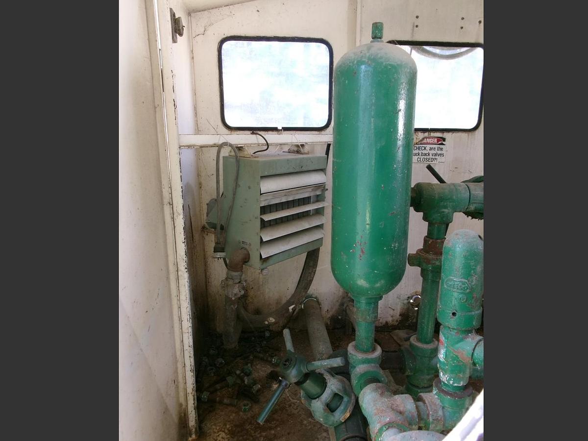 Used Oilfield Skid Heavy Duty Shop Built Pumphouse