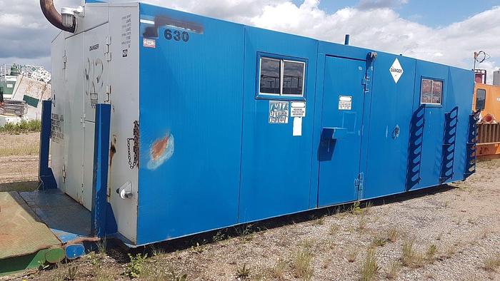 Used National JWS-300L Triplex Well Servicing Reversing Mud Pump Package