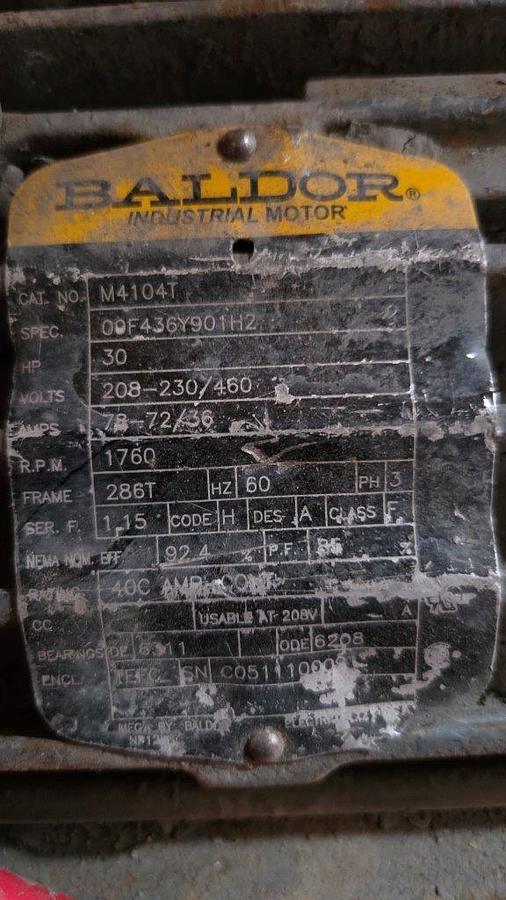 Used Gardner Denver PAH 4 1/2 x 8 Triplex Mud Pump