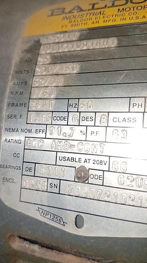 Used General CW 1541 Sixplex Car Wash Pump