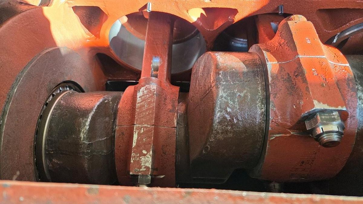 Used National JWS-125, 3.5x5 Triplex Mud Pump Package