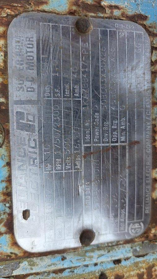 Used Reliance Electric DC Motor