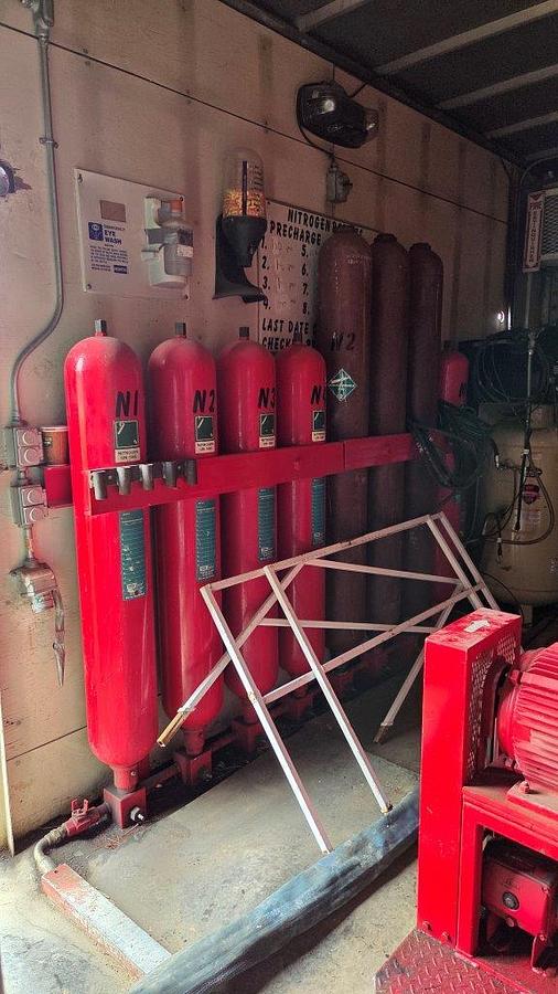 Used Control Technology Inc 5 Station BOP Accumulator System