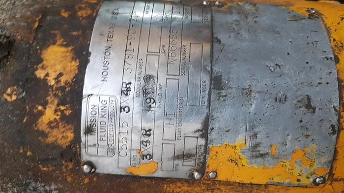 Used Oilwell Super 48 4.5x8 Triplex Well Servicing Reversing Mud Pump