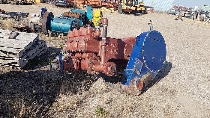 Used Gardner Denver TEE 4 x 5 Triplex Mud Pump