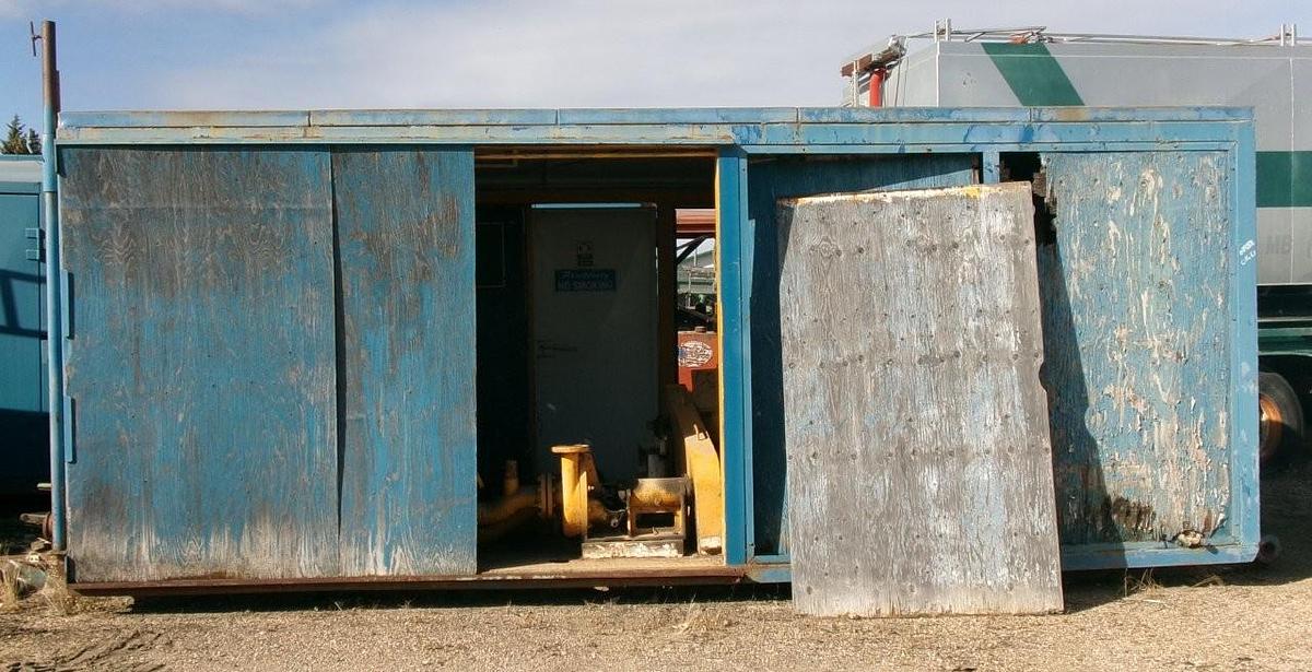 Used Oilfield Skid Heavy Duty Shop Built Pumphouse