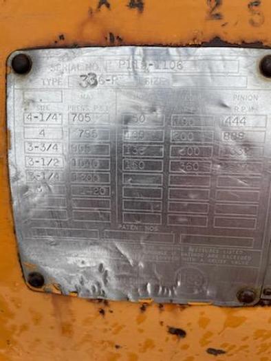 Used Oilwell 336P Triplex Mud Pump