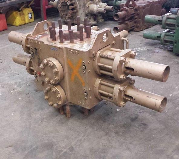 Used Shaffer 7 1/16" 5M Double Ram BOP