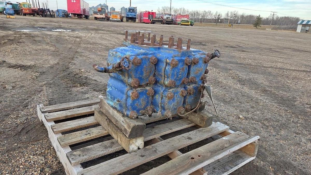 Used Gaso 1849 Duplex Mud Pump Fluid End