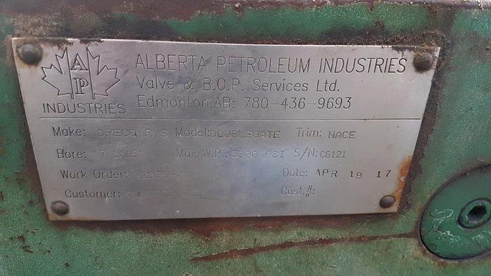 Used Dreco 7 1/16 5M Double Ram BOP