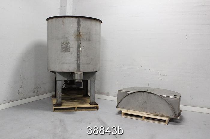 Used Adirondack Machine 5' Turbar Pulper #38843