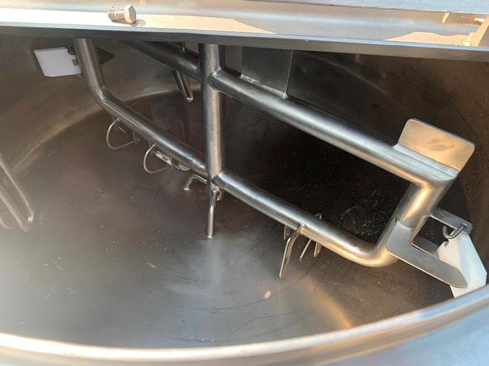 Used Kettle, 50 Gallon, S/st, Jkt, Scrape Agit, Batch Pasteurizer #L744270