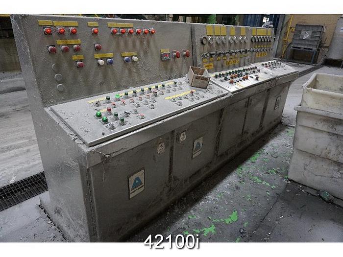 Used 1.2 Meter Wet Lap Machine With Outfeed Conveyor for Bales #42100