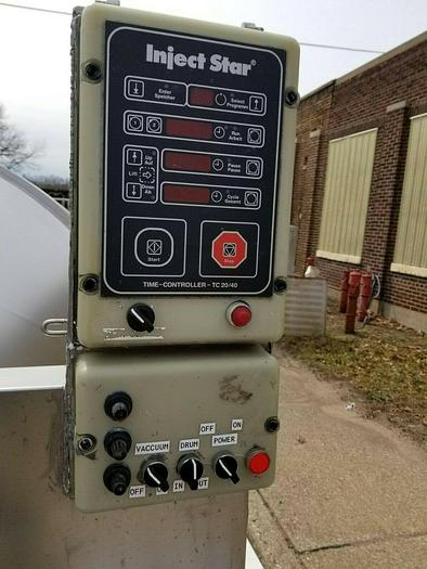 Used INJECT STAR 4600-K-400 VACUUM TUMBLER W/BUILT IN LOADER