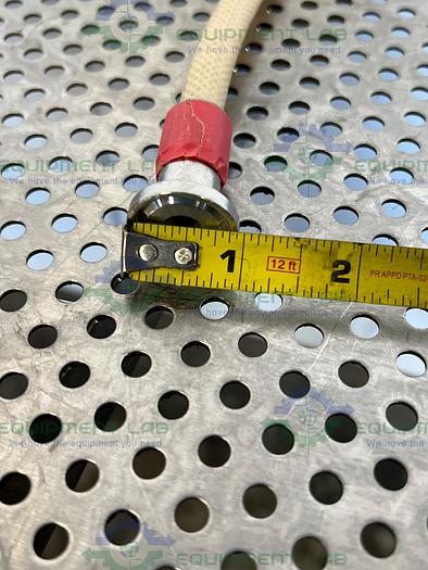 Used Sani Tech  STHT-R-0250 18" Silicone Hose w/ 1/2" Sanitary Fitting