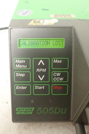 Used Watson Marlow 505DU Digital Auto 55RPM Peristaltic Pump with 505LA Head