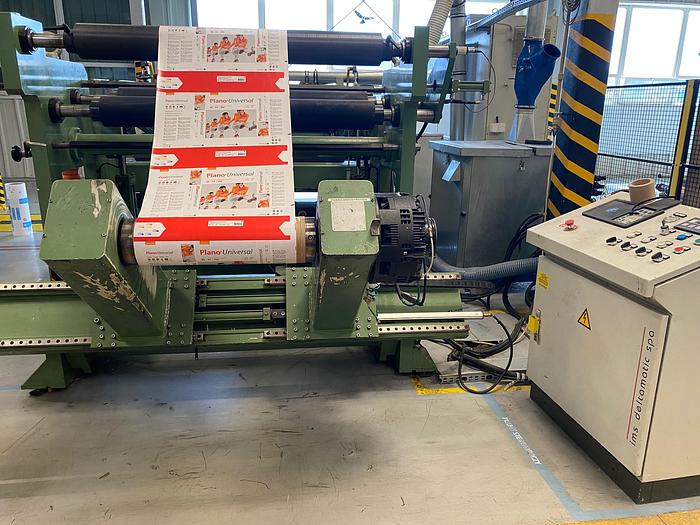 Used IMS DELTAMATIC SPA GM3 1300MM - slitter/rewinder 600/MPM