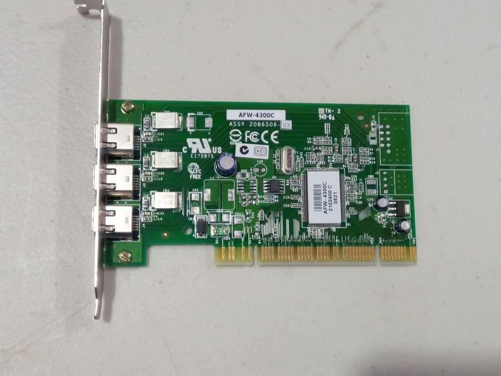 New ADAPTEC AFW4300C 3PORT FIREWIRE PCI CARD for Sale at SMT Resource