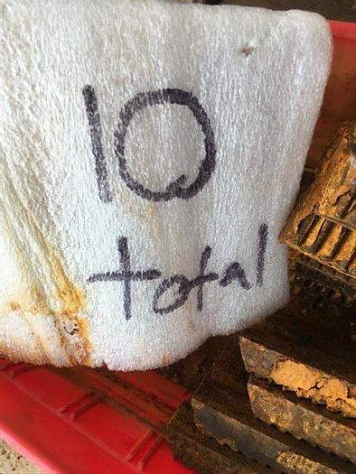 Used Lot of Die Inserts Approximately 10" x 2-1/4"