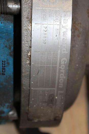 Used Hayward Gordon AB-6 Pump, 100 Gpm @ 32 Ft. Head, 1780 Rpm #22382
