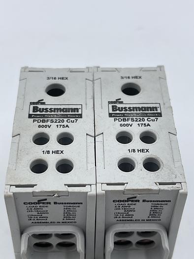 Used Bussmann PDBFS220 CU7