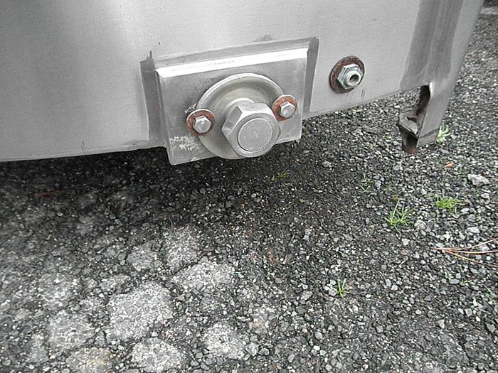 Used Tank, 400 Gallon, S/st, Horizontal, Rectangular #C738095