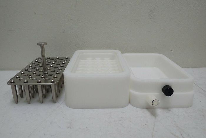 Used Marked 32-0135 D Vacuum Manifold Base, 32-0102 D Top & 32-0124 B Binding Plate