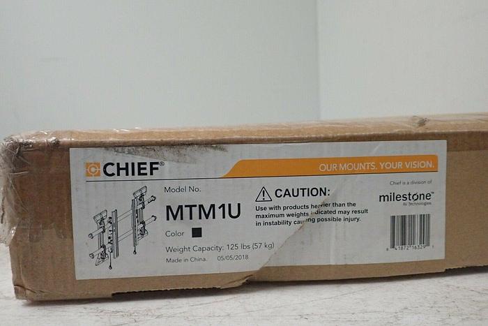 Used Chief MTM1U Fusion Tilting Landscape Wall Mount for 26"-47" in Displays