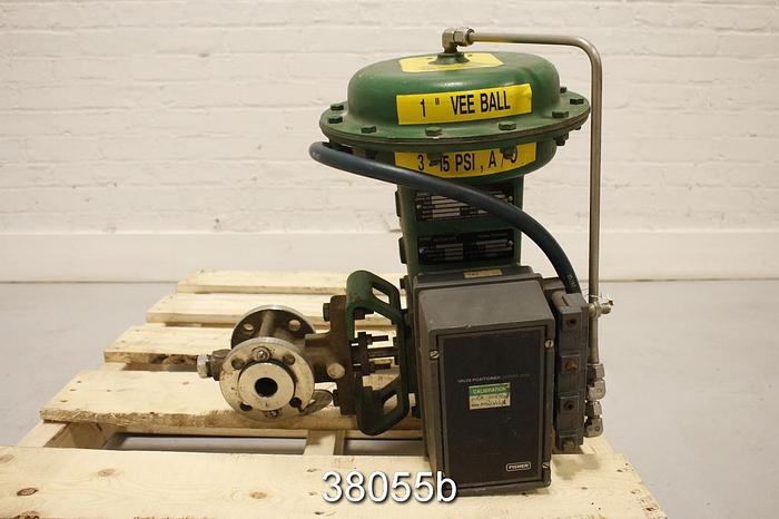 Used Fisher V150 1" Vee Ball Valve #38055