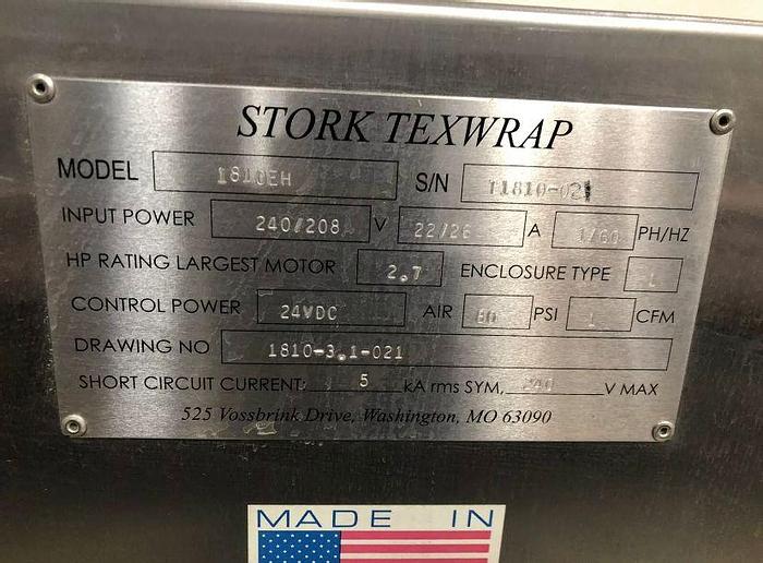 Used TEXWRAP MODEL 1810EH AUTOMATIC SIDE SEALER W/ TUNNEL