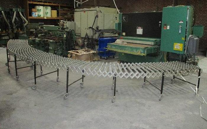 Used BEST-FLEX 30 INCH TELESCOPING PORTABLE ROLLER CONVEYOR