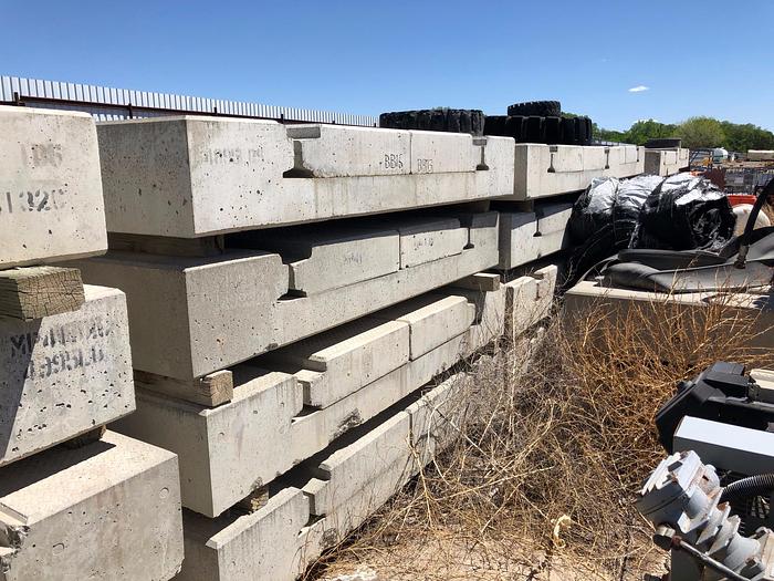 Used HB18242 rail crossing smooth concrete precast placers Concrete Rail Road Ties