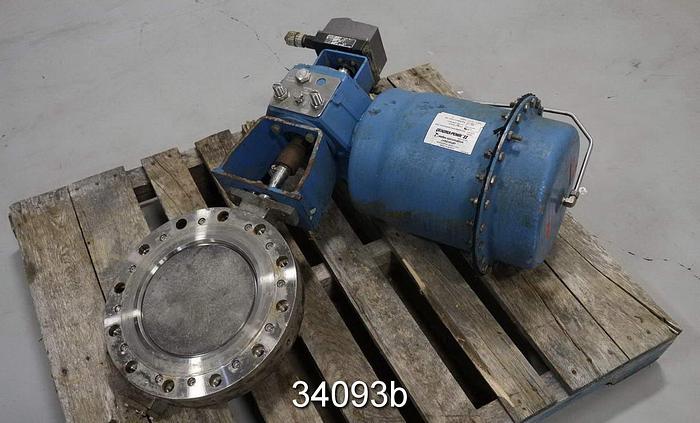 Used Neles Jamesbury L25CMF10AAC0 10" Control Butterfly Valve #34093