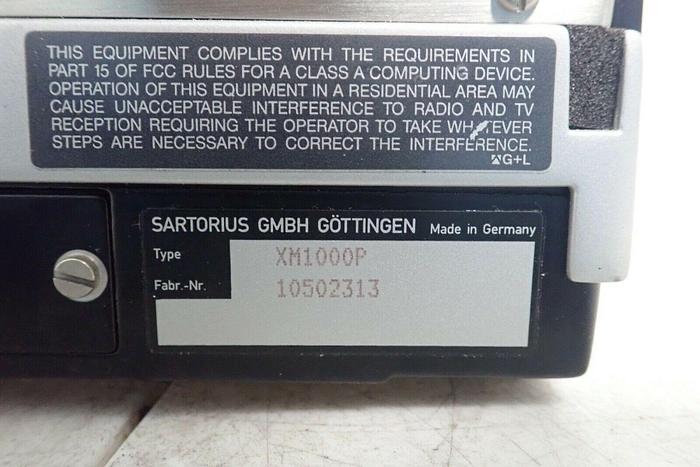 Used Sartorius Microbalance XM1000P Micro Balance