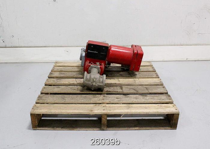 Used Masoneilan 35-35212 Control Valve, 2", Camflex Ii, 316Ss Body, 316 Hf Seat, Stellite Plug, 50 Cv, Masoneilan Svi Positioner, Air To Open, Body Class 600 Ansi #26039