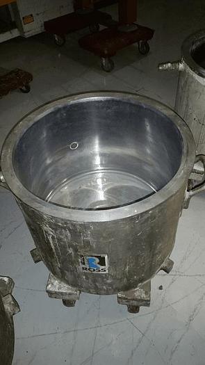 Used 10 GALLON ROSS MIX CANS – STAINLESS STEEL – JACKETED (2) AVAILABLE #8534