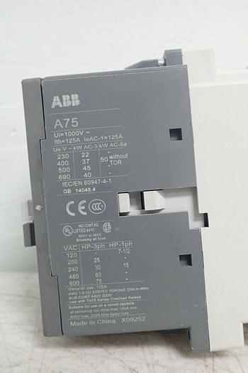 Used ABB A75-30 Contactor