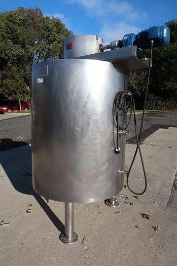Used 500 GALLON LEE DOUBLE MOTION KETTLE/TANK - 316 S/S - 100 PSI JACKET
