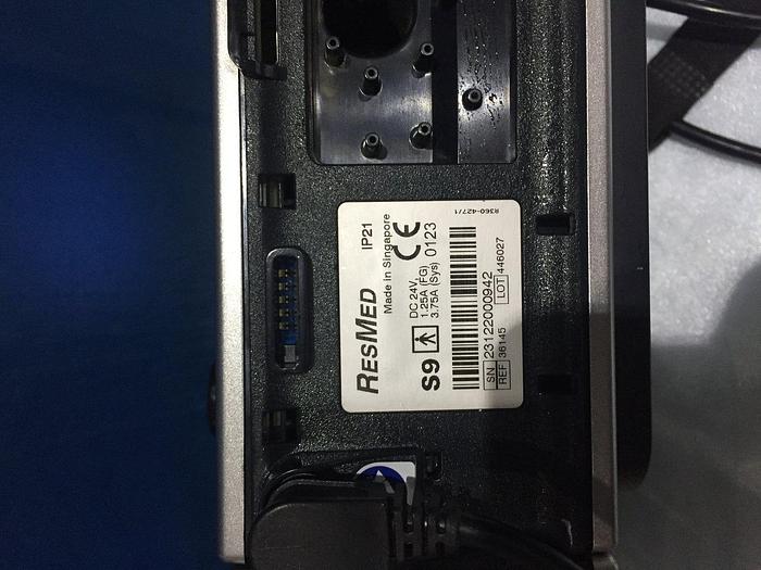 Gebraucht ResMed S9 Autoset Schlaftherapiegerät Schlafapnoe Beatmungsgerät mit H5i Warmluftbefeuchter