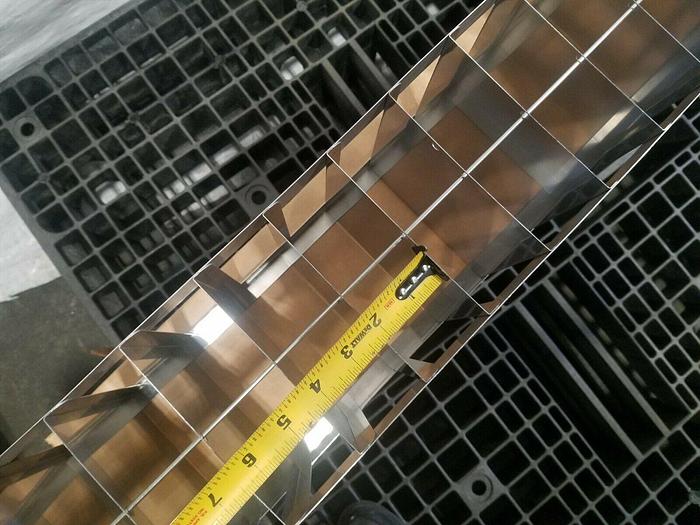 Used 26" Cell Bank Stainless Steel Stack Trays Racks Pharmaceutical