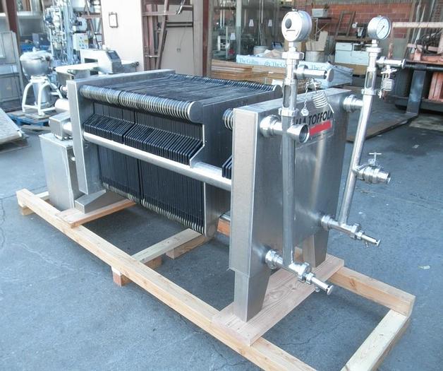 Used Filter, P&F, 23" X 23", PPL, 60 Plates, Della Toffola,Filter, P&F, 23" X 23", PPL, 60 Plates, Della Toffola, #S741432