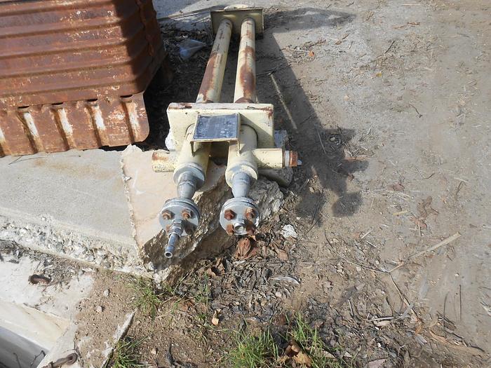 Used Heat Exchanger, Shell & Tube, C/st, S/st, 100 PSI, Bas-Tex #S742219