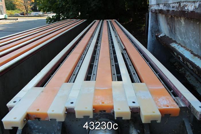 Used Beloit Box Mounting 7 Blade Vacuum Foil, 204" Wire Width Machine #43230