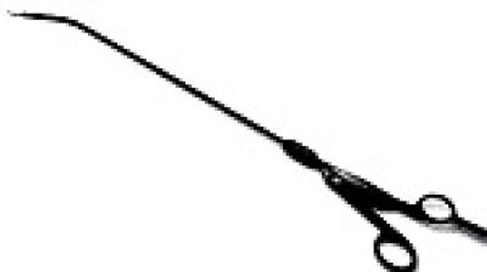Used Scissor Endoscopy Micro Metzenbaum 5/310mm with Handle AESCULAP PM009R