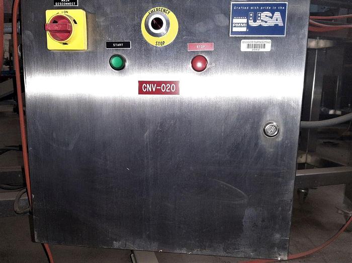 Used Conveyor, Belt, 0.4375" x 16', S/st, Syringe Insp, Gripper, #C738218