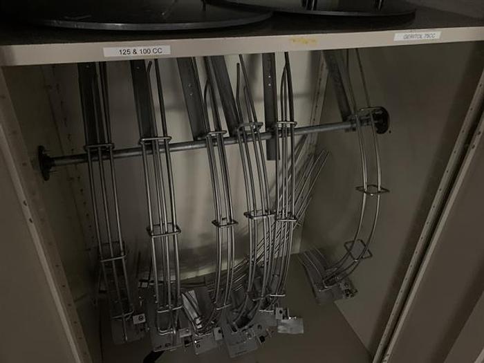 Used Solid Dose Filling line featuring IMA/Merrill Slat Counter