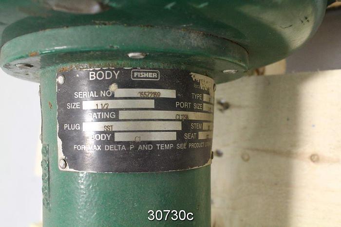 Used Fisher EZ 1.5" Steam Valve #30730