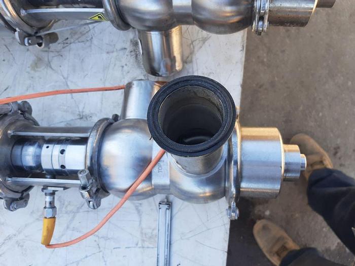 Used Valve, Shut-Off, 2", S/st, GEA, Type MEO-OD2", (2) #S744659