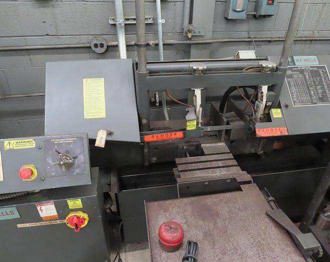 Used Wells W-9-1 Horizontal Bandsaw Twin Column