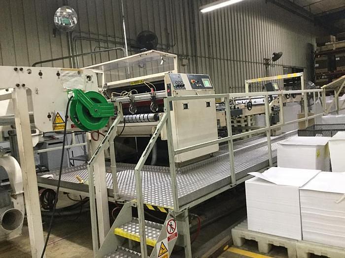 Used 57" VALMET CTS 1450 DUAL ROTARY SHEETER MFG 2003